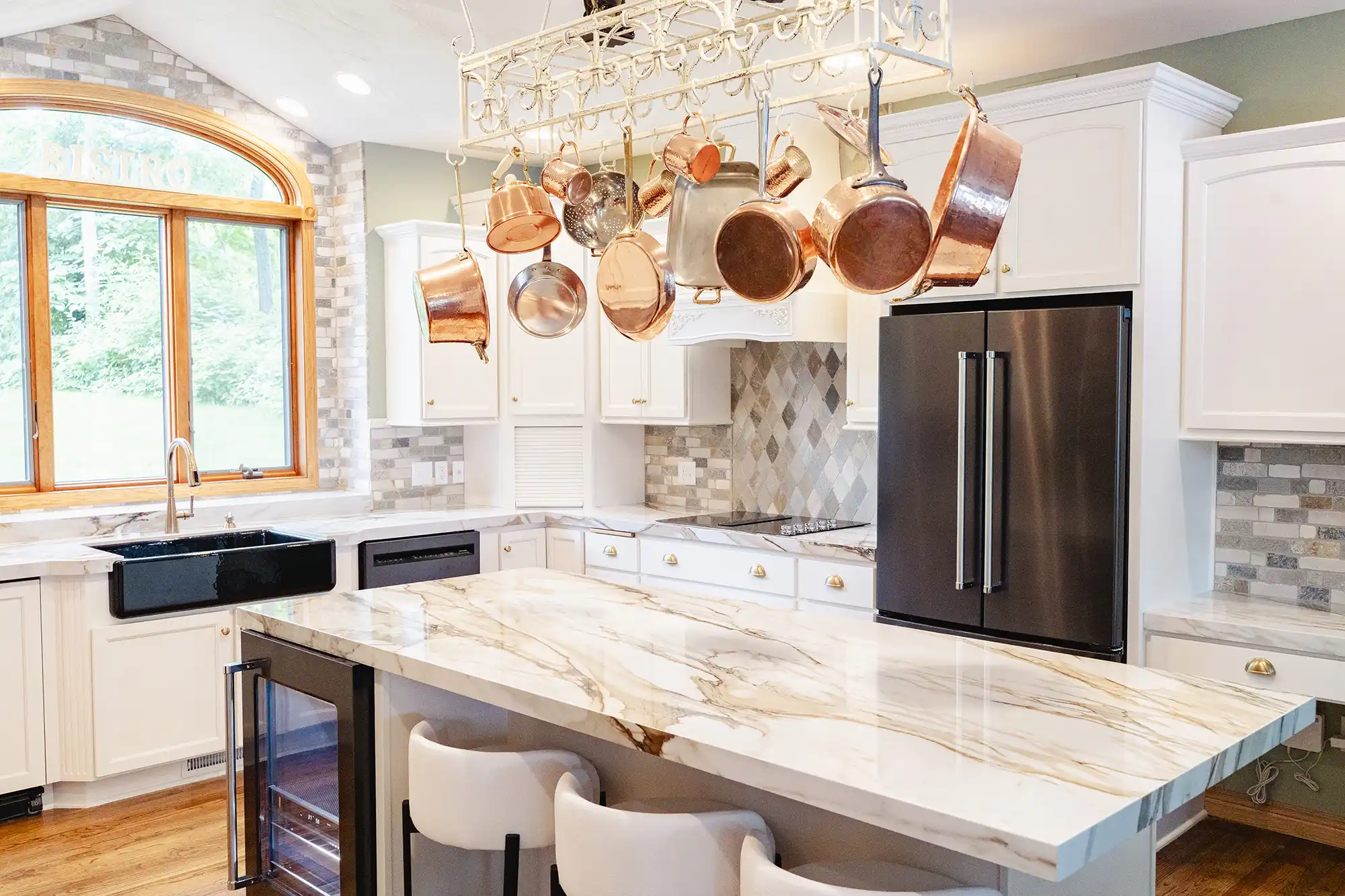 Kitchen in Balsam Lake with large center island