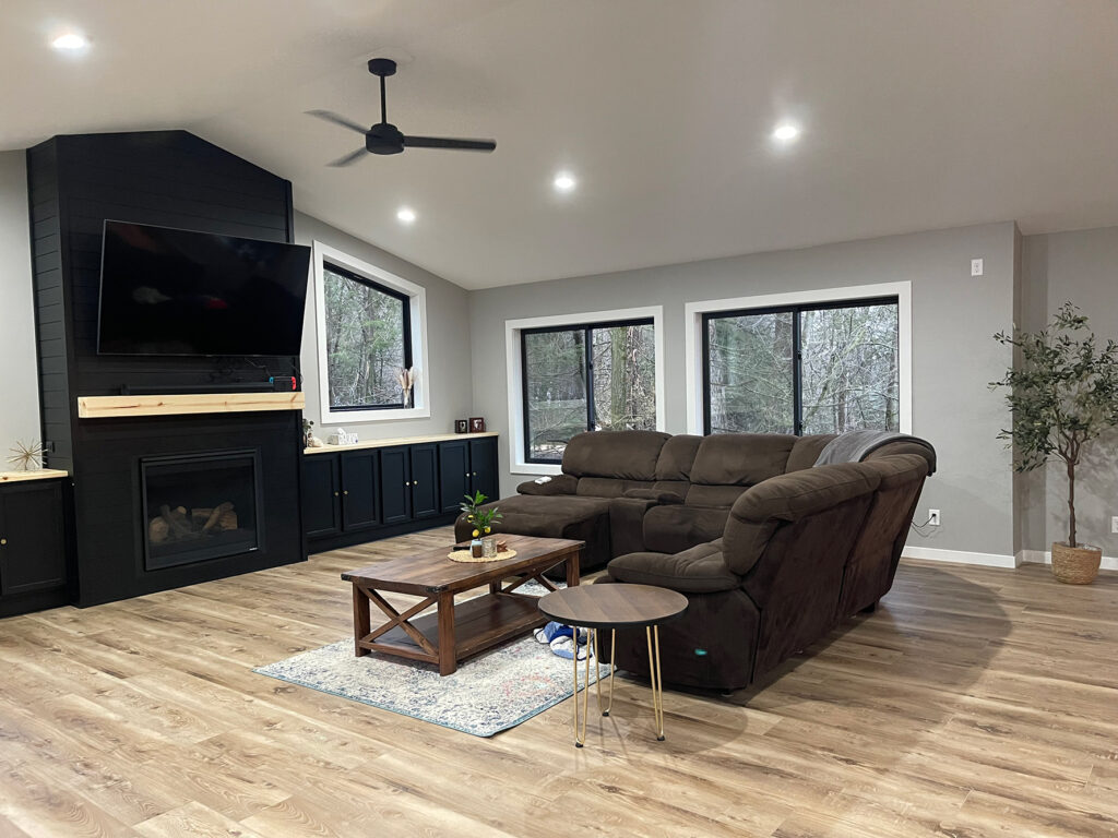 Couch in living room